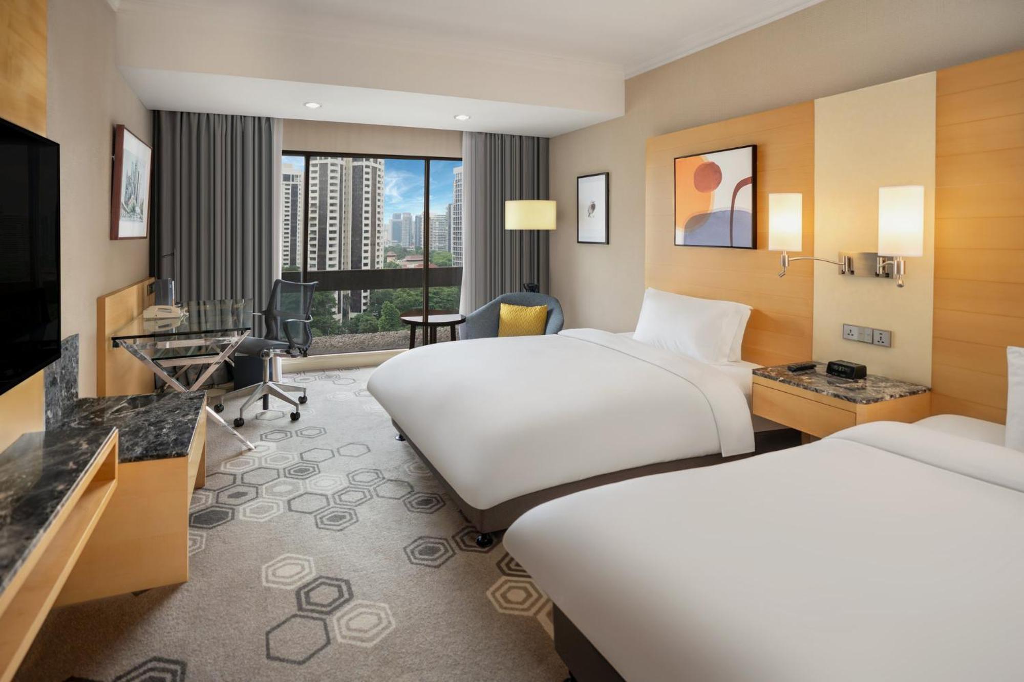 voco Orchard Singapur Exterior foto A room at the hotel