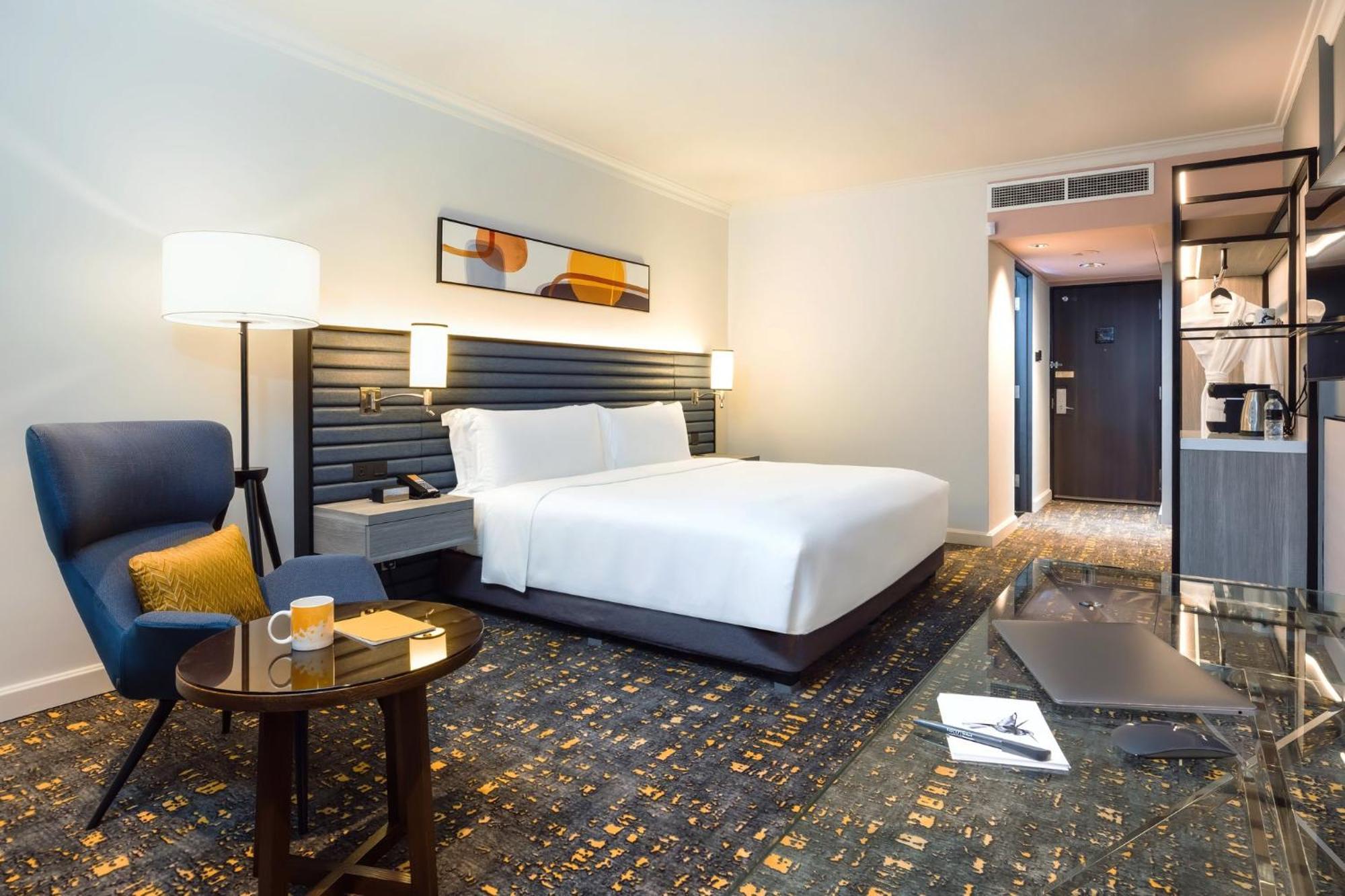 voco Orchard Singapur Exterior foto A room at the hotel